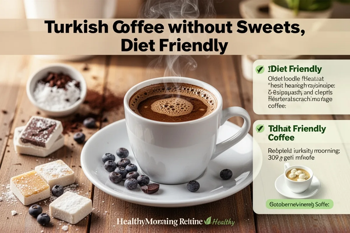 Turkish coffee without sweets diet friendly coffee healthy morning routine